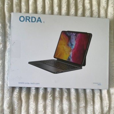 ORDA Keyboard Folio Case for iPad Pro 11-inch 2020, Backlit Keys, Black