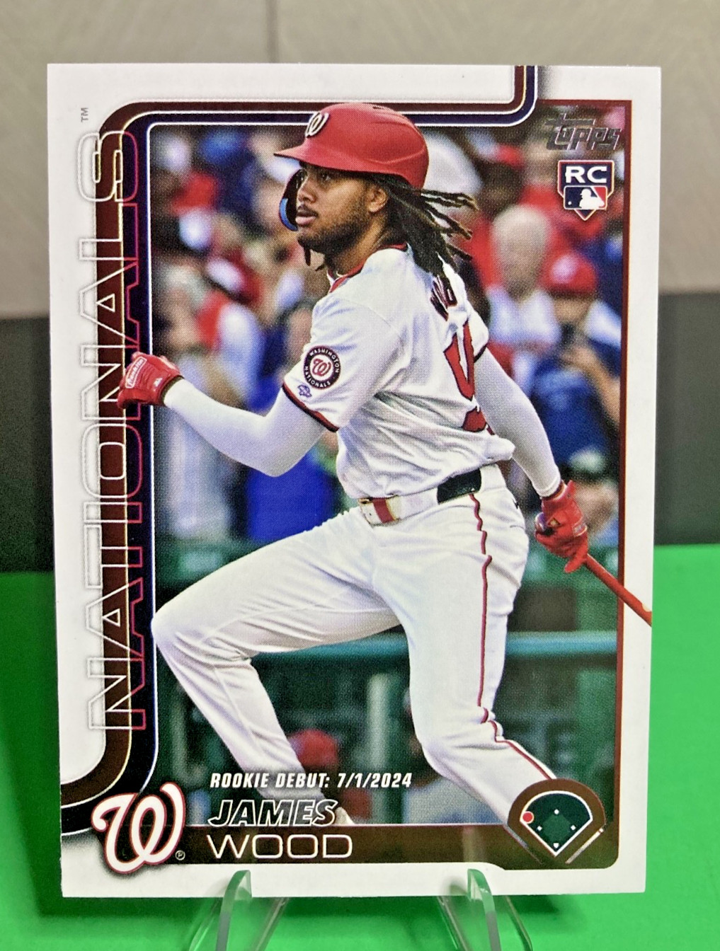 2025 Topps Update #US218 James Wood Rookie Card (RC) - Washington Nationals