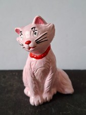 FIGURINE BULLY 1982  DISNEY LES ARISTOCHATS - DUCHESSE ( Version rose)
