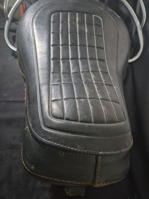 OEM Harley Davidson Black Buddy Seat FLH, FL, Panhead Knucklehead