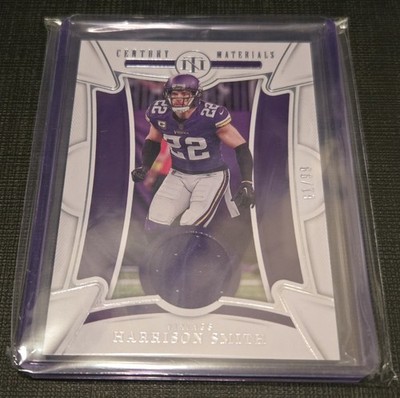 2022 Panini National Treasures Century Materials Harrison Smith Jersey Patch /99