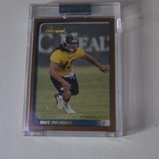 Topps 2003 Bowman Troy Polamalu Rookie #257 Pittsburgh Steelers Card. rookie card picture