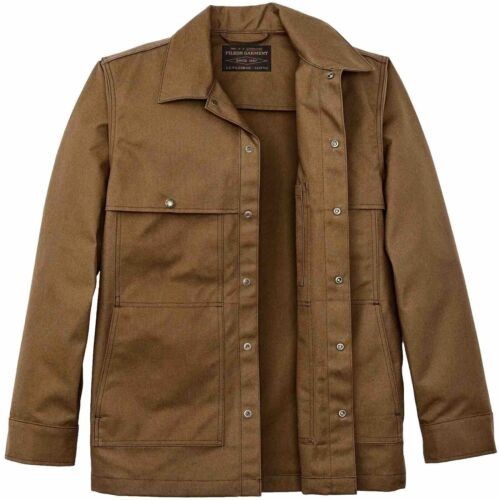 FILSON フィルソン DRY TIN CLOTHJAC SHIRT XL Filson Dry Tin Jac Shirt XS Made in USA Sepia Tan Canvas Cape