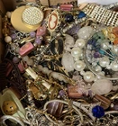 Vintage & Modern Some Signed Costume Jewelry Lot Full Small Priority Box # 1