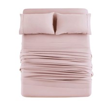 Bed Sheet Set 4 Pieces Double Brushed Microfiber 1800 - Breathable All Season...