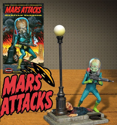 Moebius 1/8 Mars Attacks Martian Warrior Figure Model Kit Earl Norem Art NEW