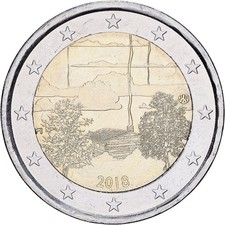 [#1545649] Finlandia, 2 Euro, Finnish Sauna culture, 2018, Mint of Finland, Bi-m