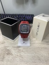 Rip Curl Trestles Pro World Tide Digital Surf Watch - World Compass - Red boxed