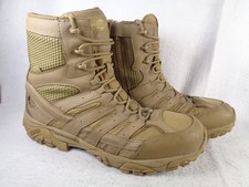 Merrell Moab 3 8" Tactical Zip Waterproof Boots Mens US 13 J15841 Coyote Beige
