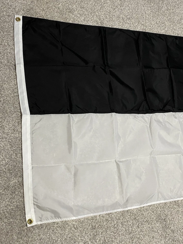 Vtg NOS Mourning Flag Goth Polish Flag firefighter mourning Flag Fribourg Pahang - Image 2 of 4