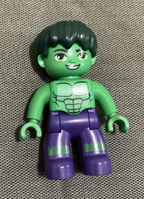 Lot 7 Lego DUPLO Super Heroes & Villains   Catwoman Green Goblin Hulk Joker