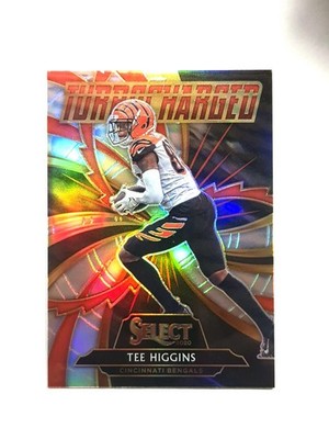 2020 Panini Select Turbocharged Silver Prizm #T23 Tee Higgins (RC) Bengals