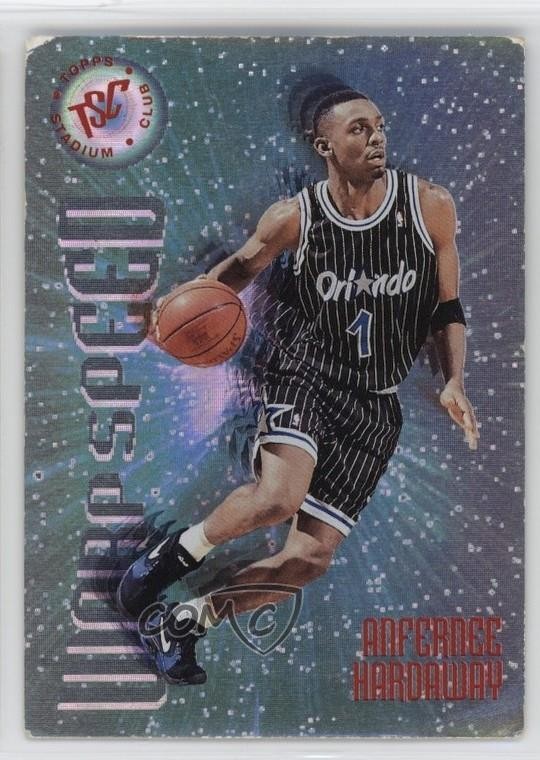 1995-96 Topps Stadium Club Warp Speed Anfernee Hardaway #WS4 04dh