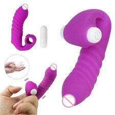 Finger Sleeve vibration Female Massager Erotic Accessories Toy For Women