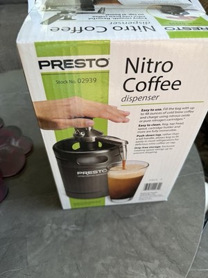 NEW Presto Nitro Coffee Dispenser Model 02939