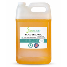 FLAX SEED OIL CARRIER VIRGIN COLD PRESSED NATURAL PURE 7 LBS