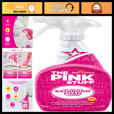 Miracle Bathroom Foam Cleaner 750ml - Streak Free, Soap Scum & Limescale Remover