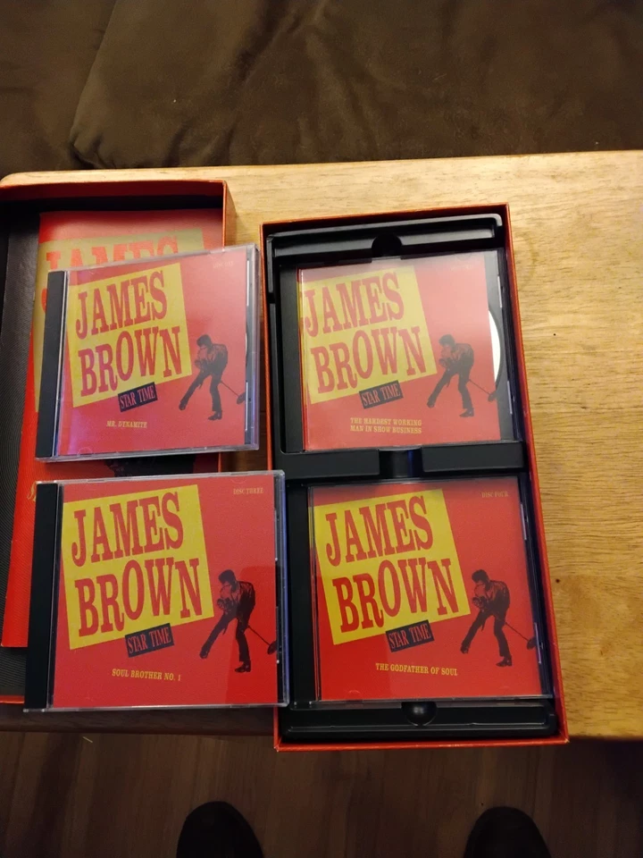 James Brown “Star Time” 4CD Box Set 35th Anniversary 64 PG Book 1991 Polydor EXC - Image 3 of 4
