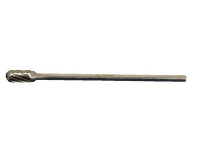 TEMO SC-5L6 NF Aluminum Cut Carbide Burr File 1/2''Cylinder Ball, 1/4''Dx6''L Shank