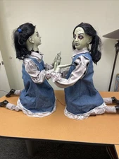 Patty Cake Terror Twins Animated Animatronic Halloween Prop 2019 Party City