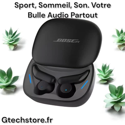 Écouteurs BOSE & bye C27 casque Sans Fil, Antibruit ANC Coque Coulissante