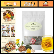 Organic Chicory Gardenia Detox Tea - Kidney Liver Support, Diabetic Friendly