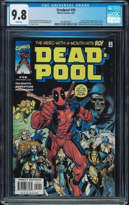 Deadpool #50 CGC 9.8 White 1st Kid Deadpool 2001 Marvel Pool Boy KEY