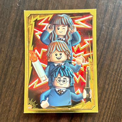 LEGO Harry Potter Wizarding World Sammelsticker Nr. 40 Harry yPotter & Co.