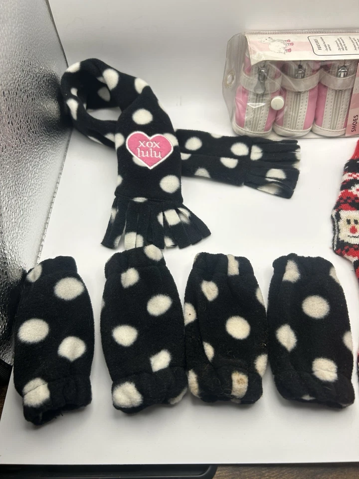 XS/Pequeño Accesorios para Perros Invierno Navidad Ropa Clima Frío Lulu Rosa Zapatos para Perros  Foto 2 de 4