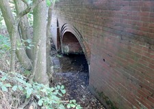Photo A3 East  Ings  Drain  passing  under  White  Bridge Harswell Ornat c2015