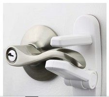 Child Proof Door Lever Lock Wappa Baby 1 pack, White