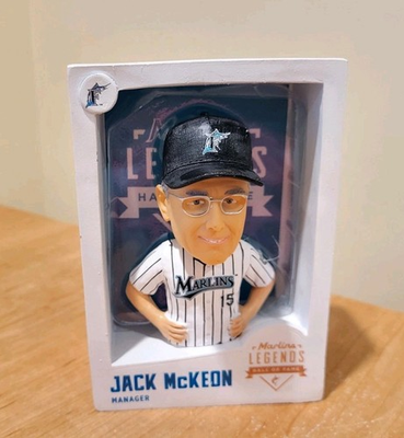 #ad #ad JACK McKEON Florida Marlins BOBBLEHEAD 2003 Manager of Year PNC BANK No Box $13.50