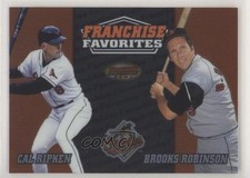 2000 Bowman's Best Franchise Favorites Cal Ripken Jr Brooks Robinson HOF 05lu