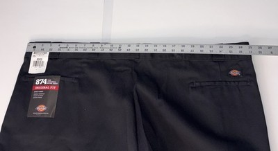 NWT Dickies Pants Men's 52x 32 Black 874 Original Fit Work Pant | eBay