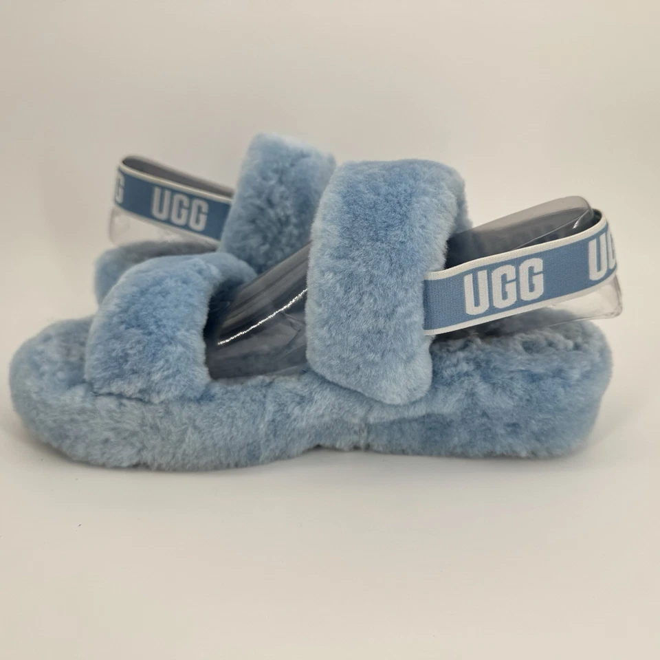 Zapatos Mujer UGG OH YEAH SLIDE TALLA 10 Zapatilla Sandalias 1107953 ACIANO Foto 3 de 4