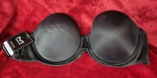NWT MAIDENFORM SN6990 BLACK STRAPLESS LIFT BRA SIZE 38B