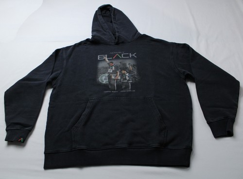Actively Black Unisex Tommie Smith & John Carlos Vintage Hoodie LB3 Black Medium