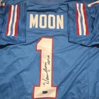 Warren Moon Houston Oilers #1 Signed Football Jersey NFL Original