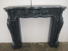 Antik Kaminverkleidung Farbmarmoriert Kaminumrandung Kamin Breite140cm Kaminsims