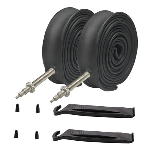 4 PCS Heavy Duty Bike Tubes 4 Packs 700x23 700x25C 48mm 80mm