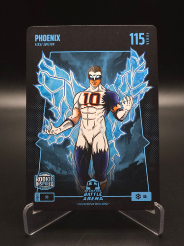 Phoenix `Bo Nix` Bo Jackson Battle Arena Update Base Ice #90 RC