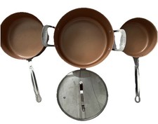 3 Piece Cookware Set Nonstick Pots and Pans H...