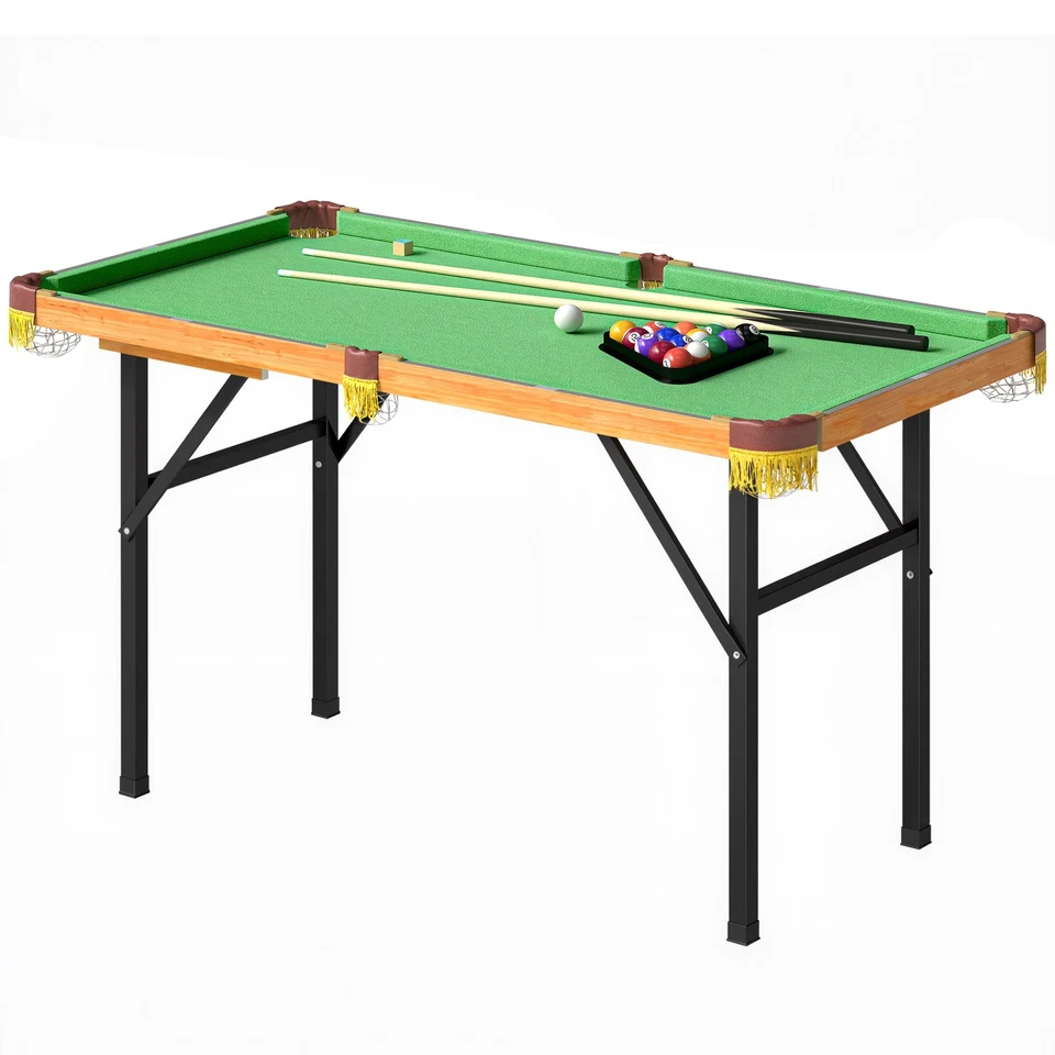 SPORTNOW Billardtisch Klappbar Mini Pool Billiard Tisch mit 2 Queues 16 Bällen - Bild 3 von 4
