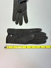Vintage Men's Meyers Make Polava Leather Gloves Dark Gray Size 7 3/4 — photo 5