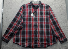 Van Heusen Dress Shirt Mens 2XL Multi Stain Shield Collared Button-Up VFA23MET