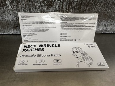 Jungshea Reusable Silicone Neck Wrinkle Patches, Anti Aging Silicone Pads