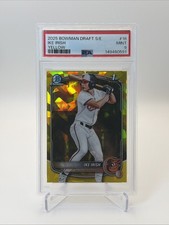2025 Bowman Chrome Draft Sapphire Edition - Ike Irish #BDC-16 Yellow /75 (RC)