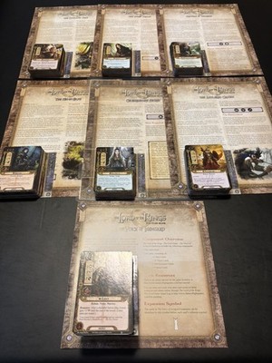 Lord of the Rings LCG - Complete Ring-Maker Cycle, Expansion + 6 APs