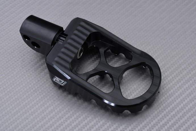 Repose-pieds arrière alu ADVENTURE Harley Pan America 1250 CVO anti-glisse 2024-2025