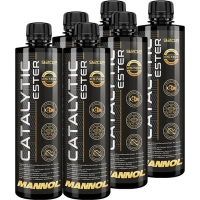 6x 450 ml MANNOL KATALYSATOR ESTER LAMBDASONDEN REINIGER BENZIN ADDITIV ZUSATZ